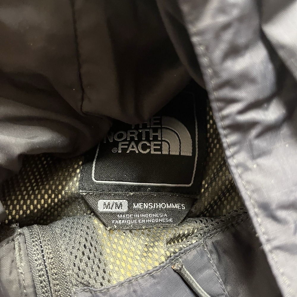 The North Face Hyvent Windbreaker Men's Size M Gray Wind Shell Orange Lining - Picture 4 of 11